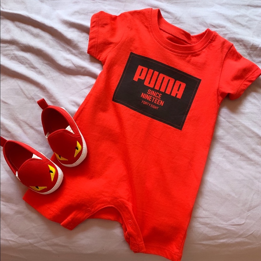 Puma baby onesie